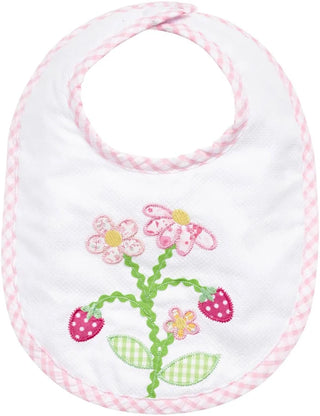 Strawberry Applique Basic Bib