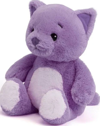 Warmies Purple Fluffy Kitten Meowliette Microwaveable Plush Animal Lavender Scented