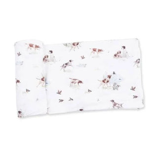 Angel Dear Swaddle Blanket Pointer Pups and Duck Buddies