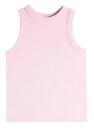 Suzette High Neck Ribbed Seamless Tanktop