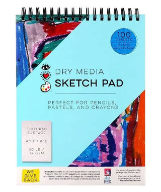 100 Page Dry Media Sketch Pad