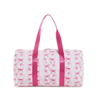 TRVL Weekender Duffel Bag - Pink Puppy Love
