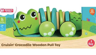 Cruisin' Crocodile Wooden Pull Toy