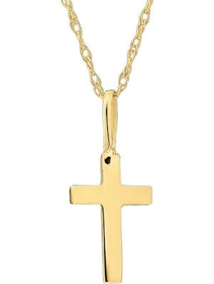 Collectables Gold Plain Cross Necklace