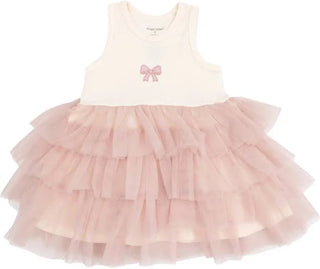 Bows Tutu Tank Layered Tulle Dress