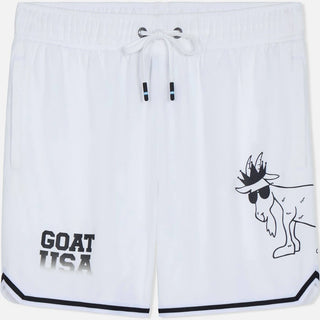 GOAT USA Big Goat White Mesh Shorts