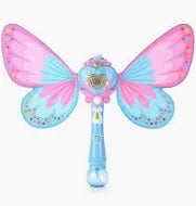 Fairy Butterfly LED Iluminating Bubble Wand Blower in Gift Box