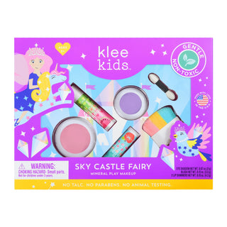 Natural Pressed Powder Mineral Play Makeup Set - Sky Castle Fairy