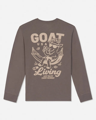 GOAT USA Slow Living Mocha Long Sleeved T-Shirt