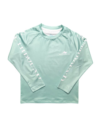 Southbound Boys Performance Tee- Long Sleeve Ocean Wave