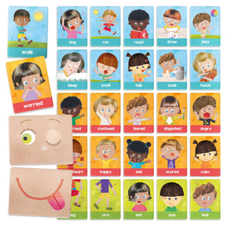 Montessori Emotions and Actions Flashcards