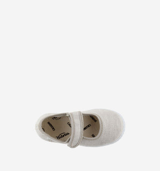 Victoria Sparkly Mary Jane - Beige