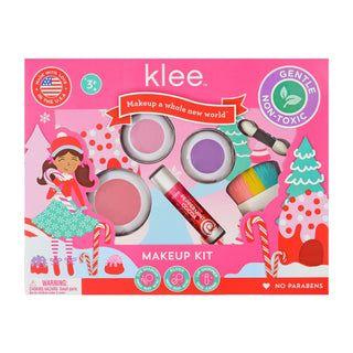 Klee Kids Sparkly Reindeer holiday 4-piece makeup kit for kids, 2026 edition