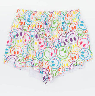 Azarhia Butterfly Shorts - Splatter Smiley