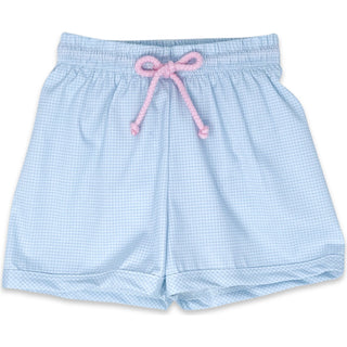 Lullaby Set Barnes Nora Swimsuit - Baby Pink Miniginham, Baby Blue Minigingham
