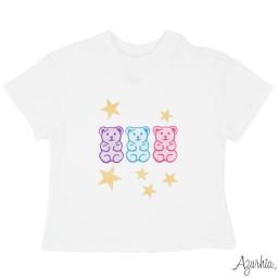 Azarhia Boxy Tee - Gummy Bear Stars Glitter – Olly-Olly