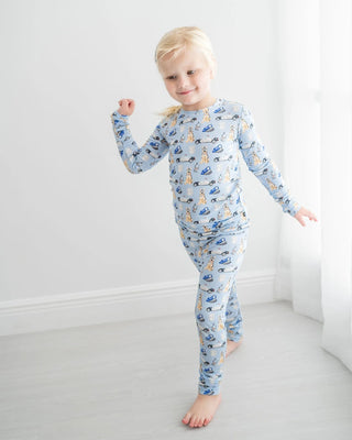 Lev Baby Bamboo Police Pajamas