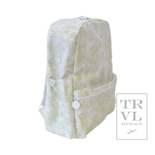 TRVL Backpacker - Green Bunny Toile