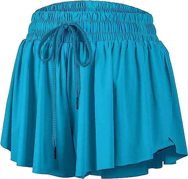 Azarhia Butterfly Shorts - Turquoise