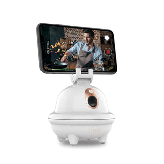 U Bot Movement Tracking Smartphone Holder Robot White
