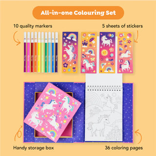 Tiger Tribe Color by Numbers Set - Unicorn Magic