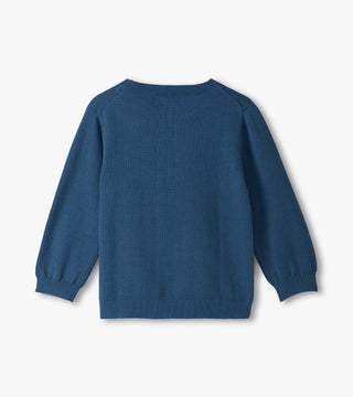 Hatley Blue Crewneck Puppy Sweater