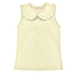 Baby Club Chic Yellow Solid Blouse with Collar