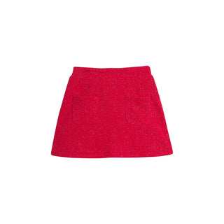 Bisby Patch Pocket Skort - Crimson