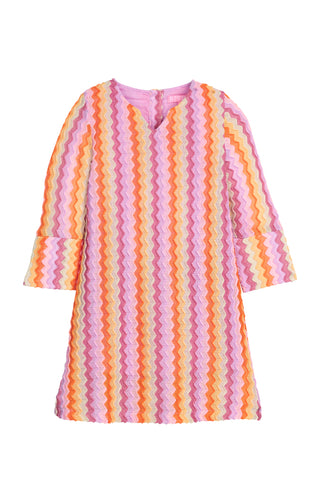Natalie Dress- Milan Multi Zig Zag