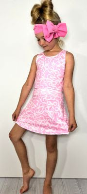 Bubble Gum Ribbon Girls Skort Set