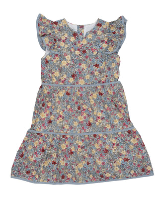 Harley Tan Floral Dress
