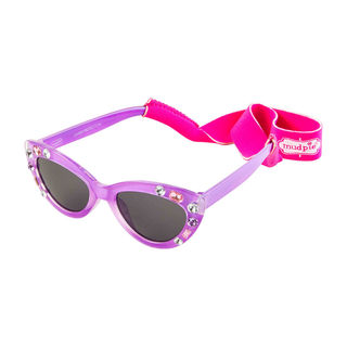 Mudpie Toddler Cat Eye Sunglasses & Neoprene Neck Strap