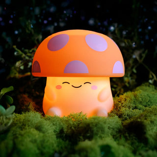 Mushi Ambient Mushroom Night Light in Orange