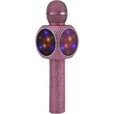 Bluetooth Sing-A-Long Karaoke Microphone - Pink Bling