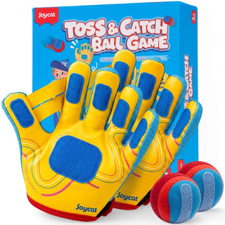 JoyCat Toss & Catch Ball Game with 2 Gloves