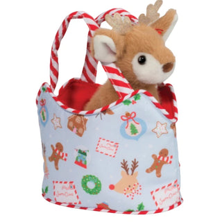 Douglas Cozy Christmas Sak w/ Reindeer