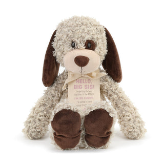 Gift From the New Kid: Big Sister Plush Puppy