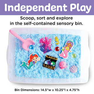 Creativity for Kids mermaid sensory bin, additional view