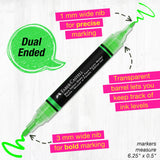 Black Edition 4Pc Shake & Paint Neon Markers