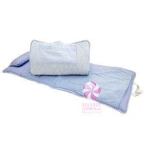 Mint Seersucker Napmat
