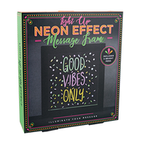 Light Up Neon Effect Message Frame