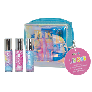 Tie Dye Mini Lip Gloss 3Pc Set
