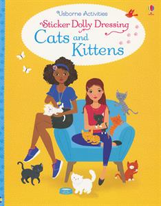 Sticker Dolly Dressing Cats & Kittens