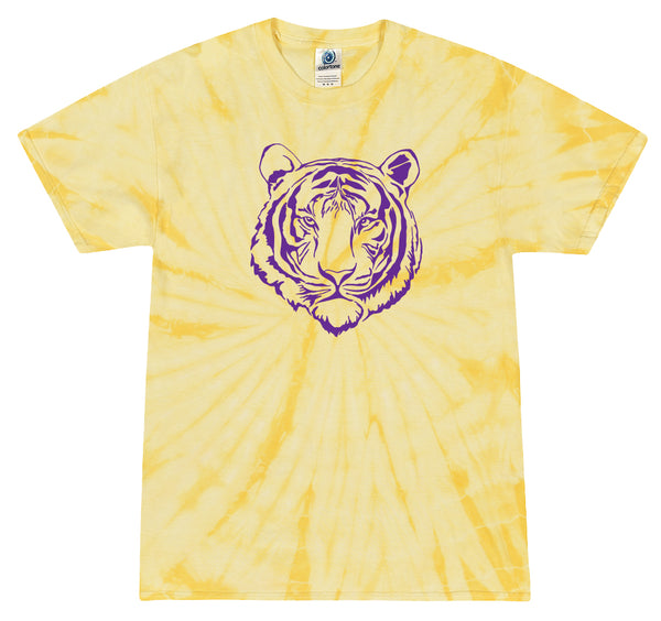 Azarhia Tiger Yellow Tie Dye T-Shirt
