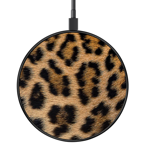 Wireless Charging Pad Leopard Fur