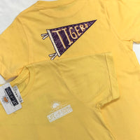Life in the South Yellow Tigers Pennant T-Shirt