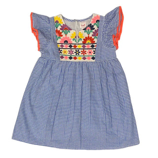 Cheeni Layla Banjara Dress - Blue Check