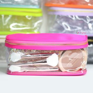 Clear Cosmetic Train Case