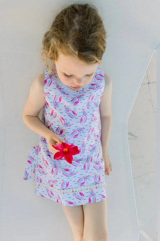Bailey Boys Liza Dress - Lobster Pod
