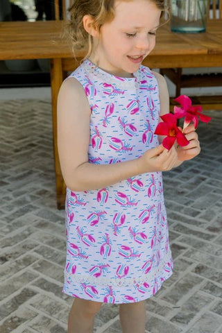 Bailey Boys Liza Dress - Lobster Pod